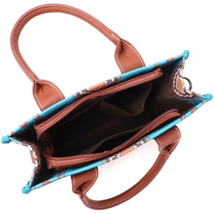 Барвиста жіноча сумка з текстилю Vintage 15151 Різнокольоровий