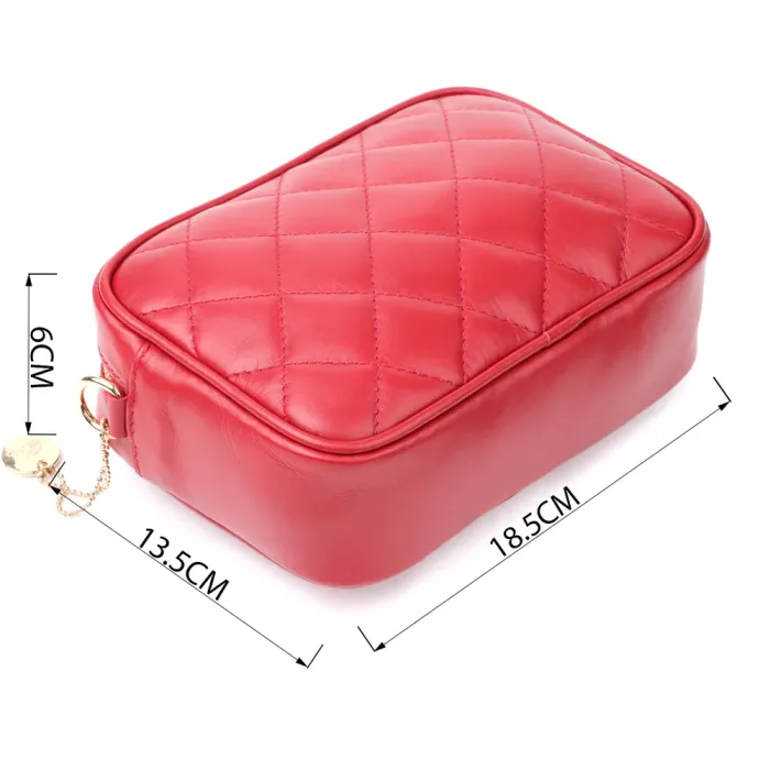 Стильна сумка з натуральної шкіри Tony Perotti 20838_1 (CA006-01DR dk red) Червоний