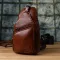 Зручна чоловіча сумка через плече з натуральної шкіри Vintage 23049 Рудий