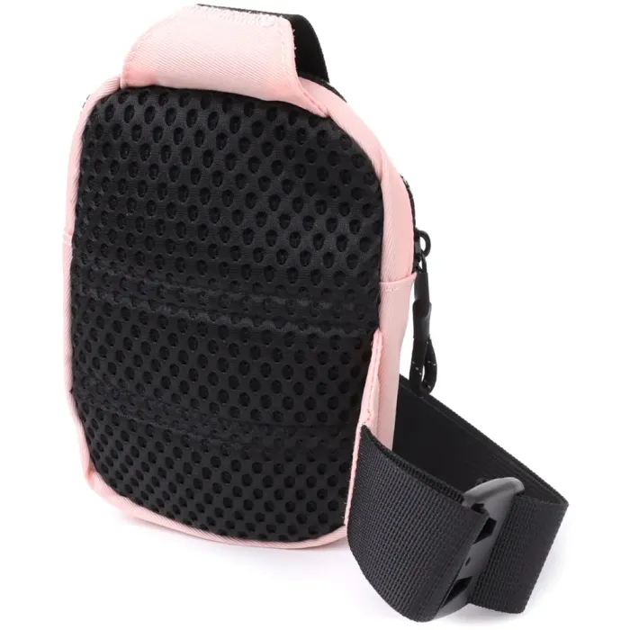 Жіноча слінг сумка для подорожей з якісного текстилю Vintage 15154 Рожевий