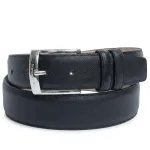 Чоловічий ремінь з натуральної шкіри Tony Perotti 2860 nero (90341) Чорний
