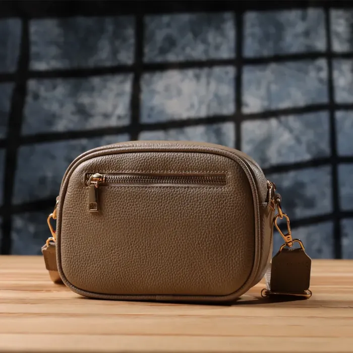 Жіноча сумка на кожен день з натуральної шкіри Vintage 22901 Бежевий