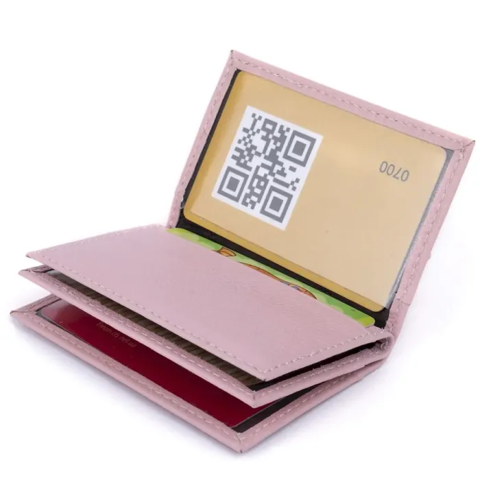 Візитниця-книжка ST Leather 19220 Рожева