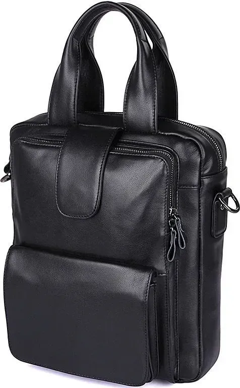 Сумка чоловіча Vintage 14479 Чорна