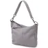 Зручна жіноча сумка з двома ремінцями із натуральної шкіри Vintage 23054 Сірий