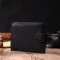 Горизонтальний чоловічий гаманець з натуральної шкіри Vintage 15019 Чорний