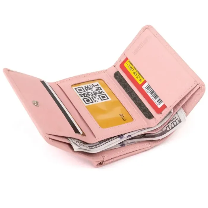 Компактний жіночий гаманець ST Leather 19255 Рожевий