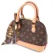 Каркасна жіноча сумка з екошкіри Vintage 15152 Коричневий