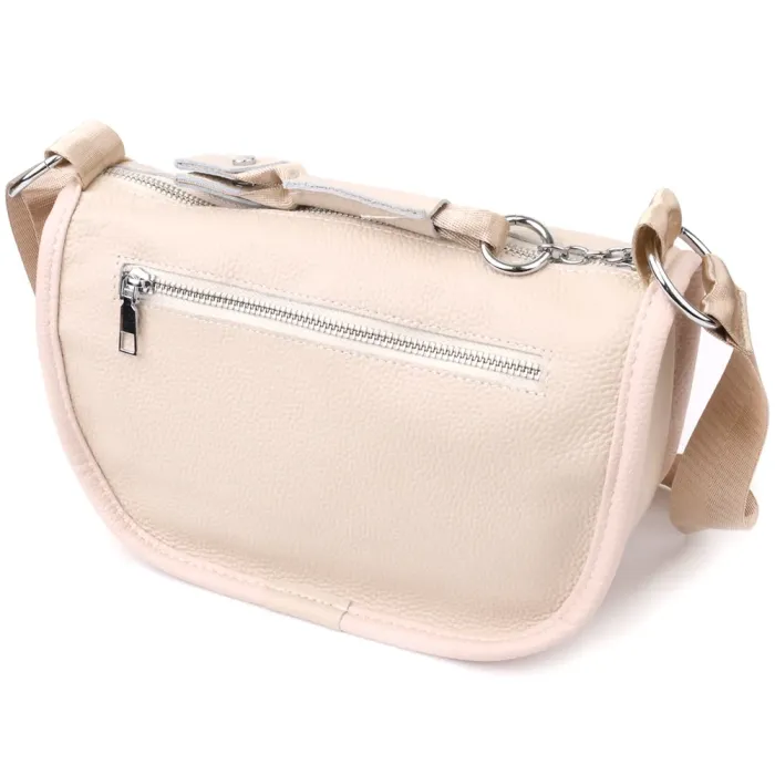 Стильна сумка для жінок із натуральної шкіри Vintage 23010 Білий