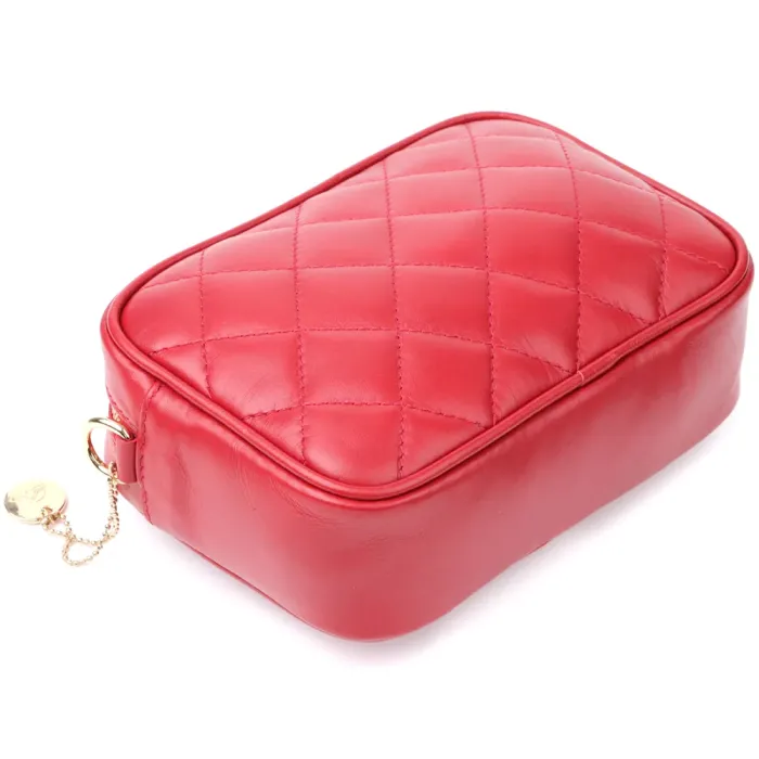 Стильна сумка з натуральної шкіри Tony Perotti 20838_1 (CA006-01DR dk red) Червоний