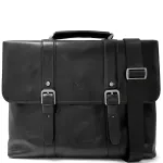 Чоловічий портфель з натуральної шкіри Tony Perotti Italico 9225G-38 (90415) Чорний