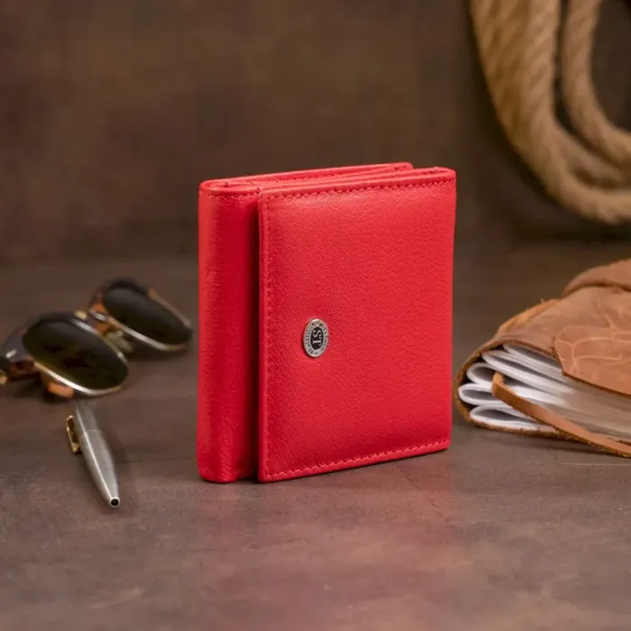 Компактний жіночий гаманець ST Leather 19259 Червоний