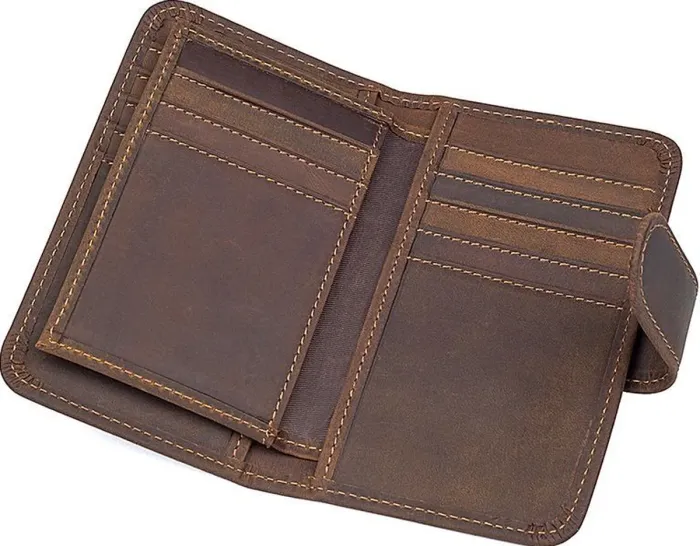 Кредитниця Vintage 14483 вінтажний стиль Коричнева