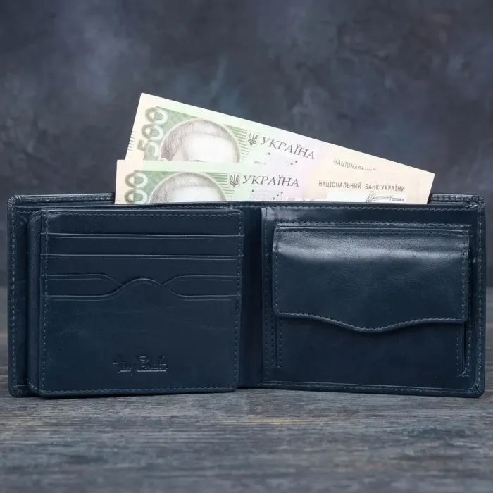 Чоловіче портмоне Tony Perotti Italico 3620 blu (90055) Темно-синє