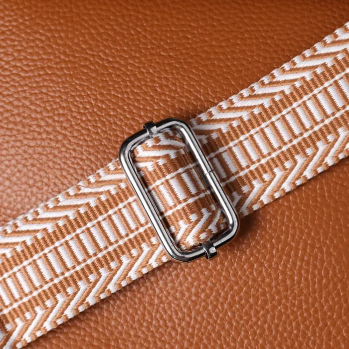 Стильна жіноча сумка з натуральної шкіри з подвійним внутрішнім простором Vintage 22921 Рудий