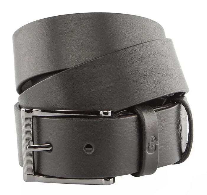 Ремень мужской GRANDE PELLE 00240 брючный Черный
