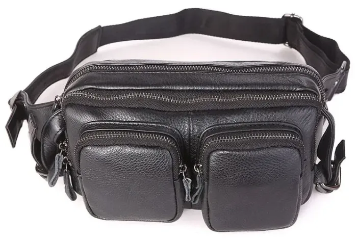 Сумка Vintage 14389 шкіряна Чорна.