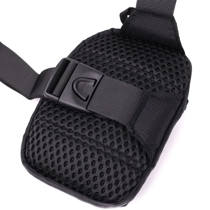 Слінг сумка для подорожей із якісного текстилю Vintage 22866 Чорний