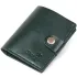 Мужское стильное кожаное портмоне Shvigel 16483 Зеленый