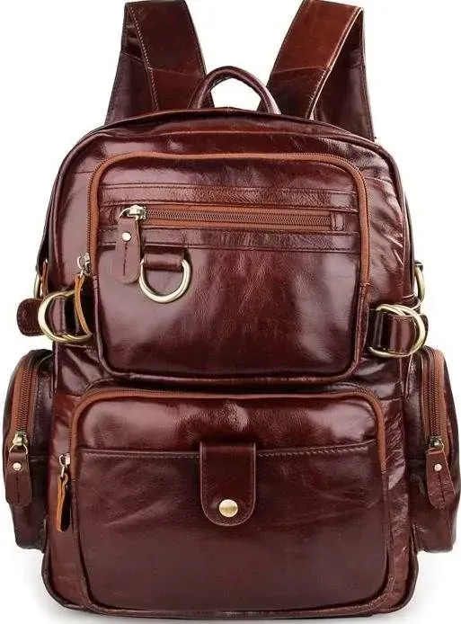 Рюкзак Vintage 14520 шкіряний Коричневий