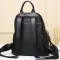 Жіночий шкіряний рюкзак міського типу 23х30х13, сумка на спину під мат, чорна