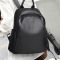 Жіночий шкіряний рюкзак міського типу 23х30х13, сумка на спину під мат, чорна