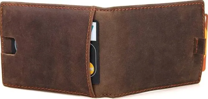 Кредитниця Vintage 14514 шкіряна Коричнева