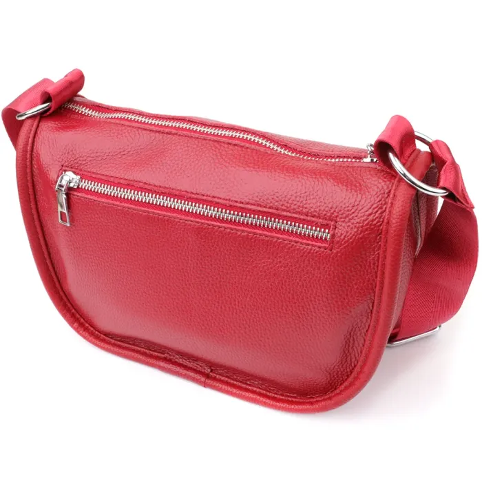 Яскрава сумка для жінок із натуральної шкіри Vintage 23000 Червоний