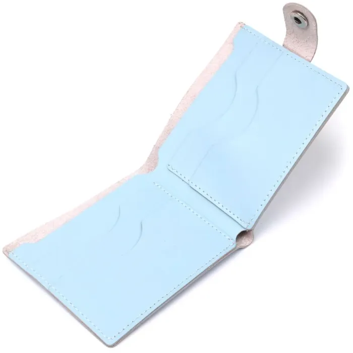 Жіноче класичне шкіряне портмоне Shvigel 16470 Синій