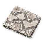 Портмоне SNAKE LEATHER 18136 з натуральної шкіри пітона Сіре