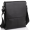Чоловічий класичний месенджер 23х26х6, шкіряний барсетка через плече Tiding Bag 2862 чорний