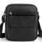 Шкіряна чоловіча сумка 17х21х5, барсетка через плече Tiding Bag 4134A чорна