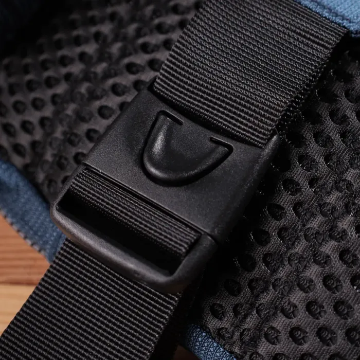 Чоловіча слінг сумка для подорожей з якісного текстилю Vintage 22870 Синій