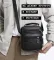 Чоловіча сумка барсетка 17x21x9, шкіряна сумочка планшет Tiding Bag 75003 чорна