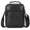 Сумка-барсетка чоловіча через плече 19х24х8, шкіряна сумочка планшет Tiding Bag TD-69291 чорна