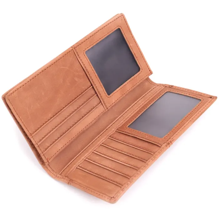 Гаманець унісекс у вінтажній натуральній шкірі 22853 Vintage Рудий