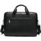 Шкіряна чоловіча сумка для ноутбука і документів чорна 39х28х8, портфель для офісного працівника, чорний