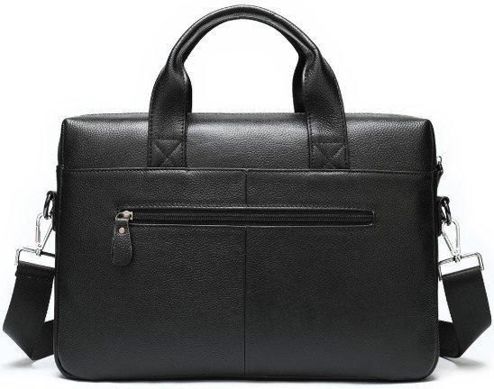 Чоловіча сумка для офіса 39x28×8, портфель папка для ноутбука та паперів SK N76955 чорний