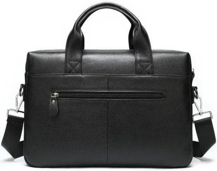 Чоловіча сумка для офіса 39x28×8, портфель папка для ноутбука та паперів SK N76955 чорний