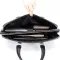 Шкіряна чоловіча ділова сумка 38x29x8, папка портфель для роботи  Tiding Bag 30987 чорна