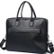 Шкіряна чоловіча сумка для ноутбука 40х30х8, офісний діловий портфель Tiding Bag M364A чорний