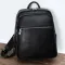 Чоловічий шкіряний рюкзак для поїздок та прогулянок 30х40х17, сумка на спину в офіс Tiding Bag 75362 чорна