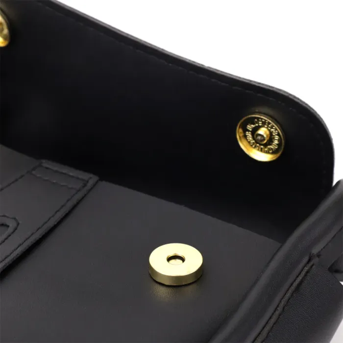 Жіноча сумка сідло з якісної екошкіри Vintage 15128 Чорний