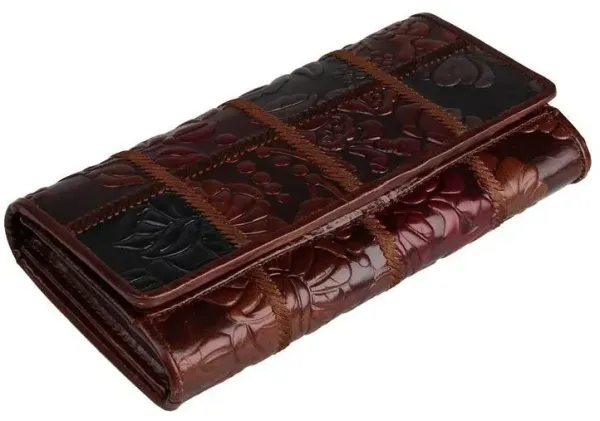 Гаманець жіночий Vintage 14349 шкіряний Коричневий