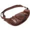 Чоловіча сумка цікавої форми через плече Vintage 22959 Коричневий