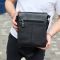 Сумка месенджер 21.5x25x7 шкіряна барсетка для чоловіків Tiding Bag 35775 чорна