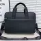 Шкіряна чоловіча ділова сумка для ноутбука 40x27x10, офісний портфель Tiding Bag 56901, чорний