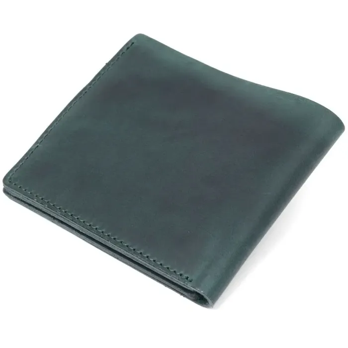 Модное винтажное портмоне Shvigel 16498 Зеленый