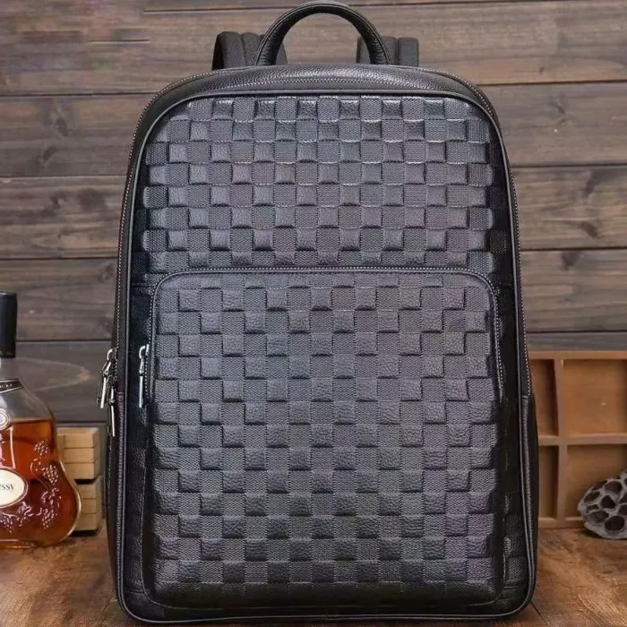 Рюкзак чоловічий 30х41х12, міський наплічник для ноутбука та документів Tiding Bag 13292 чорний