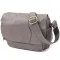 Практична сумка з натуральної шкіри для стильних жінок Vintage 22974 Сірий